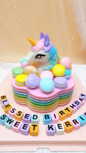 Unicorn Jelly Cake gambar png