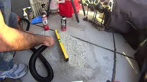 removing olive oil from cement you