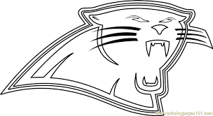 In case you don\'t find what you are looking for, use the top search bar to search again! Carolina Panthers Logo Coloring Page For Kids Free Nfl Printable Coloring Pages Online For Kids Coloringpages101 Com Coloring Pages For Kids