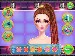 pixie makeup style game play
