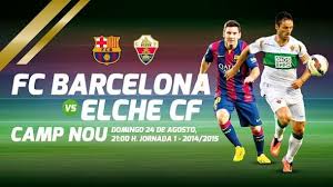 Coutinho is enjoying himself in a barcelona shirt for once. Fc Barcelona Vs Elche Cf League Bbva 2014 2015 J1 21 00 Channel 1
