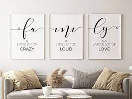 above couch wall decor family wall art