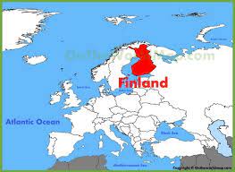 Finland road map and visitor travel information. Finland Location On The Europe Map Europe Map Italy Map Norway Location