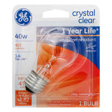ge light bulb ceiling fan crystal