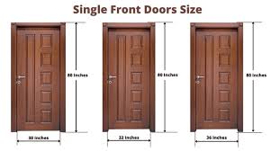 width height standard door frame size