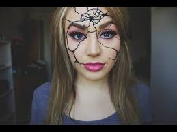 broken doll makeup halloween