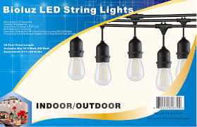 bioluz led 48 outdoor string lights