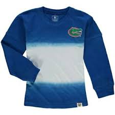 Details About Wes Willy Florida Gators Girls Toddler Royal Dip Dye Cheer Long Sleeve T Shirt