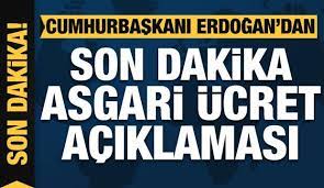Son dakika haberi: Cumhurbaşkanı Erdoğan'dan son dakika asgari ücret  açıklaması - EKONOMİ Haberleri, Haber7