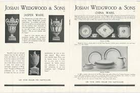 Details About 1930s Josiah Wedgwood Sons Pottery Porcelain Counter Catalog Jasper More