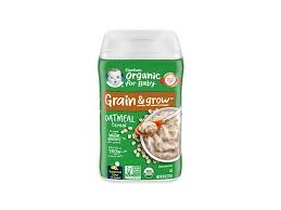 gerber organic oatmeal cereal nestlé