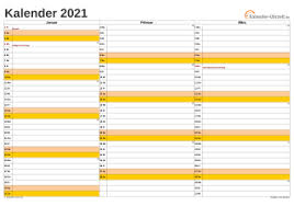 Den kalender für 2021 kannst du dir hier herunterladen. Kalender 2021 Zum Ausdrucken Kostenlos