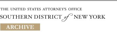 USDOJ: US Attorney's Office - Southern District of New York