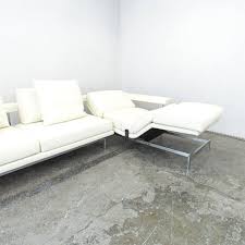 Besuchen sie uns in einer unserer. Dreipunkt D160 Living Comfort Designer Cornersofa Leather Creme White Function At 1stdibs
