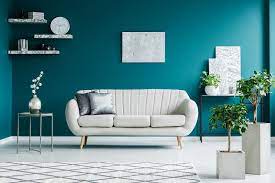 Blue Wall Paint Design Hall Paint