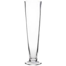 Pilsner Glass Tall Glass Vases Glass Vase