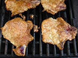 grilled thin pork chops quick