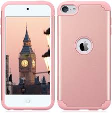 Free shipping for many products! Portable Audio Video Dailylux Ipod Touch 6 Case Ipod Touch 7 Case Ipod Touch 5 Cases Slim Dual Layer Protective Case Girls Boys Hybrid Hard Back Cover And Soft Silicone For Apple Ipod Touch