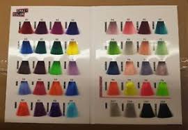 Details About Crazy Color Hair Dye Shade Chart Book 2019 Version A5 Size Version New