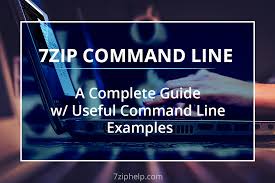 7 zip command line exles all