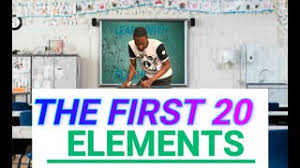 the first 20 elements and symbols you
