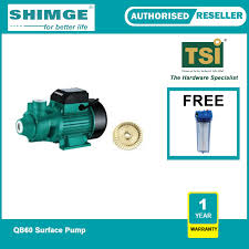 We dedicated most of our resources to focus on innovation and improve products quality that our customer can use with comfort and trust. Shimge Surface Pump Qb60
