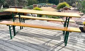 German Beer Garden Table And Seating