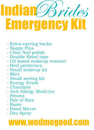 bridal emergency kit