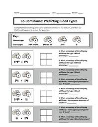 Use a separate sheet of. Punnett Square Practice Codominance And Incomplete Dominance Punnett Squares Genetics Activities Biology Lesson Plans