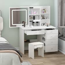 oxylife makeup vanity table set with