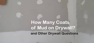 how many coats of mud on drywall and