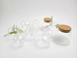 Ro Clear Glass Jar With Cork Top For