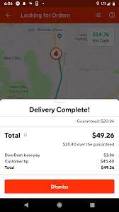 I've only completed around 200 deliveries but this is by far the biggest tip  I've ever received. Thank you Gabrielle. : doordash