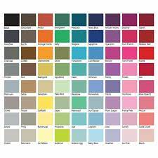 Wrap Canvas Paint Color Chart