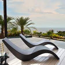 sun lounger chair hotel furniture pool