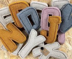Fabric Letters Bouclé Nursery Decor New