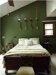 bedroom walls olive green bedrooms