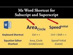 How To Add Subscript And Superscript In