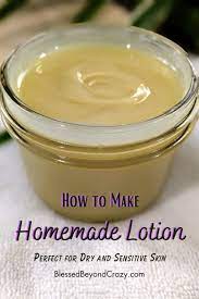 how to make homemade lotion blessed
