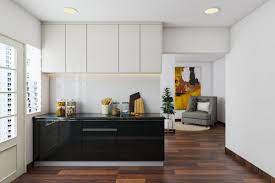 design with dark wood flooring live