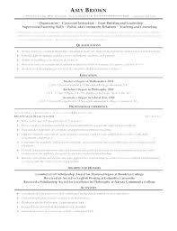 First Time Teacher Resume Objective Thessnmusic Club