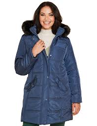 Water Resistant Parka Style Jacket With