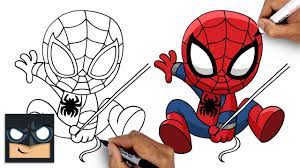 to draw spider man drawing tutorial