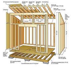 8x12 Lean To Shed Plans 01 Floor