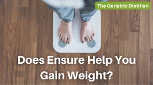 does ensure help you gain weight the