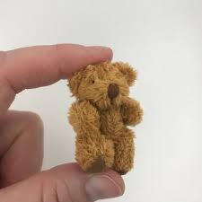 Very Tiny Soft Fuzzy Stuffed Teddy Bear