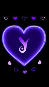 a purple y alphabet black designs