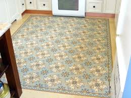 an antique tile carpet feature in