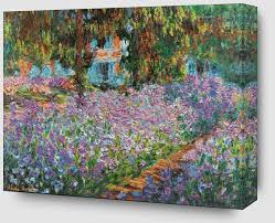 The Artist S Garden At Giverny Print