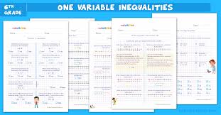 Graphing Inequalities Worksheets Pdf